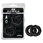 Кільце ерекційне Chisa GK Power Cadiluck, чорне