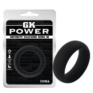 Кільце ерекційне Chisa GK Power Infinity Ring M,чорне