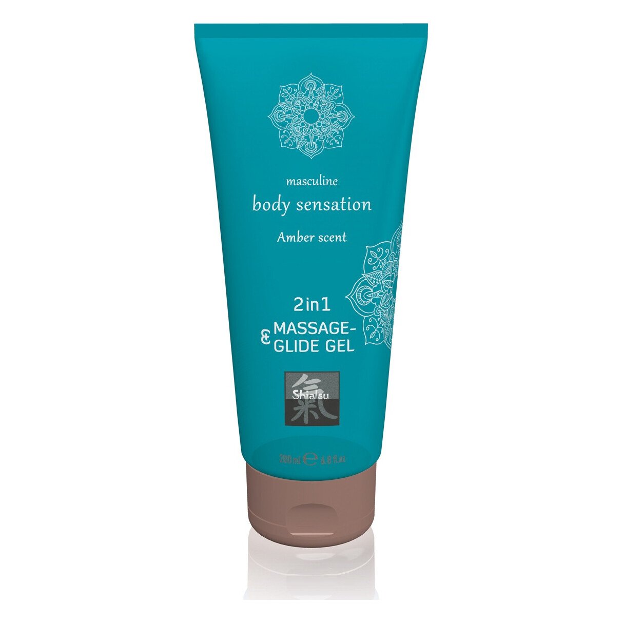 Лубрикант та масажне масло 2 в 1 HOT SHIATSU Massage-& Glide gel 2in1 Amber scent, 200 мл Лубрикант та масажне масло 2 в 1 HOT SHIATSU Massage-& Glide gel 2in1 Amber scent, 200 мл