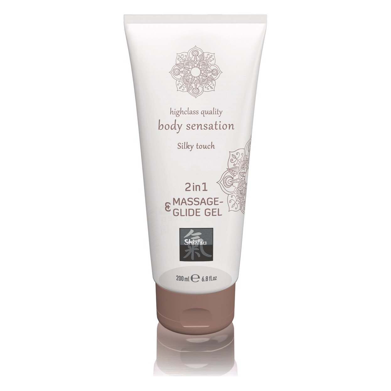 Лубрикант та масажне масло 2 в 1 SHIATSU Massage-& Glide gel 2 in1 Silky touch, 200 мл Лубрикант та масажне масло 2 в 1 SHIATSU Massage-& Glide gel 2 in1 Silky touch, 200 мл