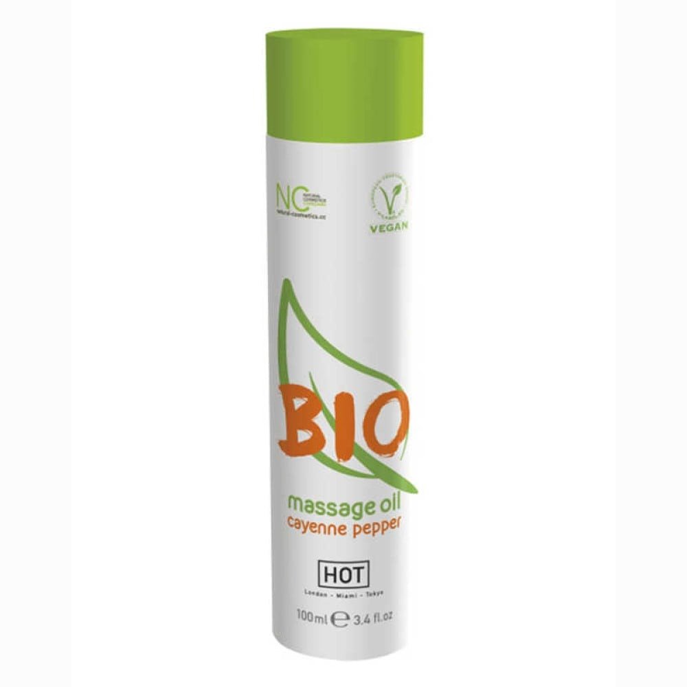 Масажна олія Hot Bio massage oil Cayenne Pepper, 100 мл Масажна олія Hot Bio massage oil Cayenne Pepper, 100 мл
