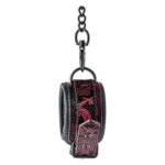 Окови на ноги Dream Toys Blaze Deluxe чорні з червоною вишивкою