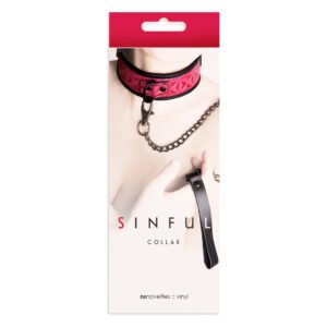 Нашийник з повідцем SINFUL COLLAR