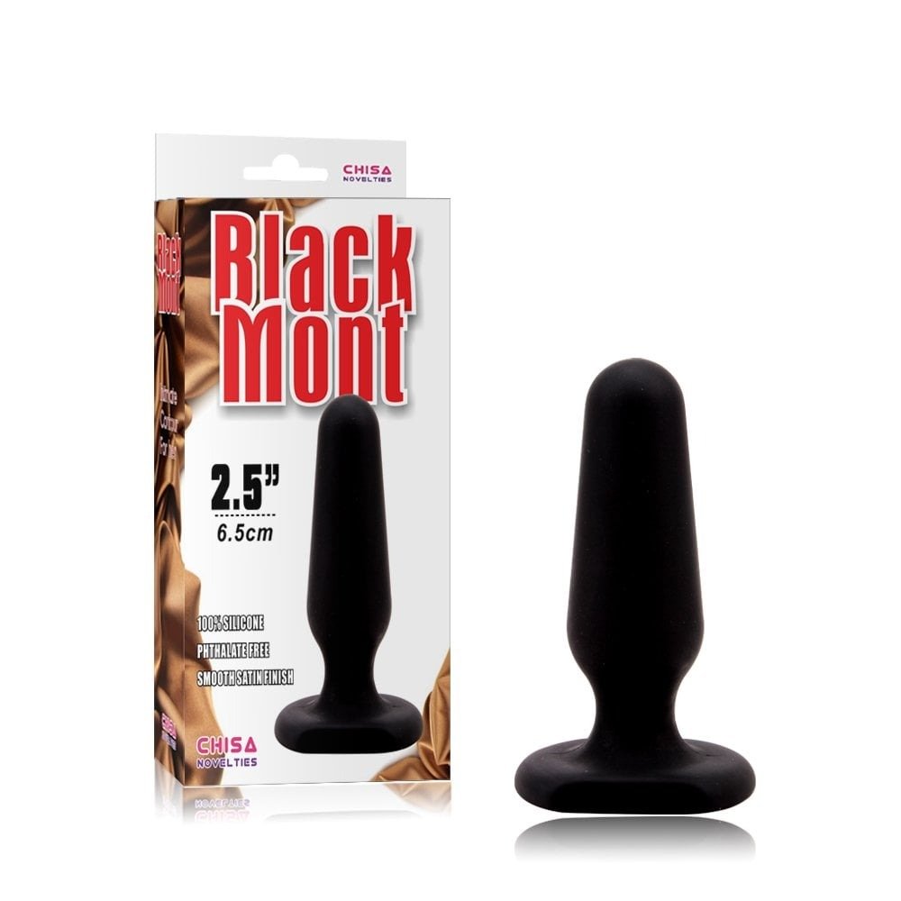 Анальна пробка Chisa Black Mont силіконова, чорна Анальна пробка Chisa Black Mont силіконова, чорна
