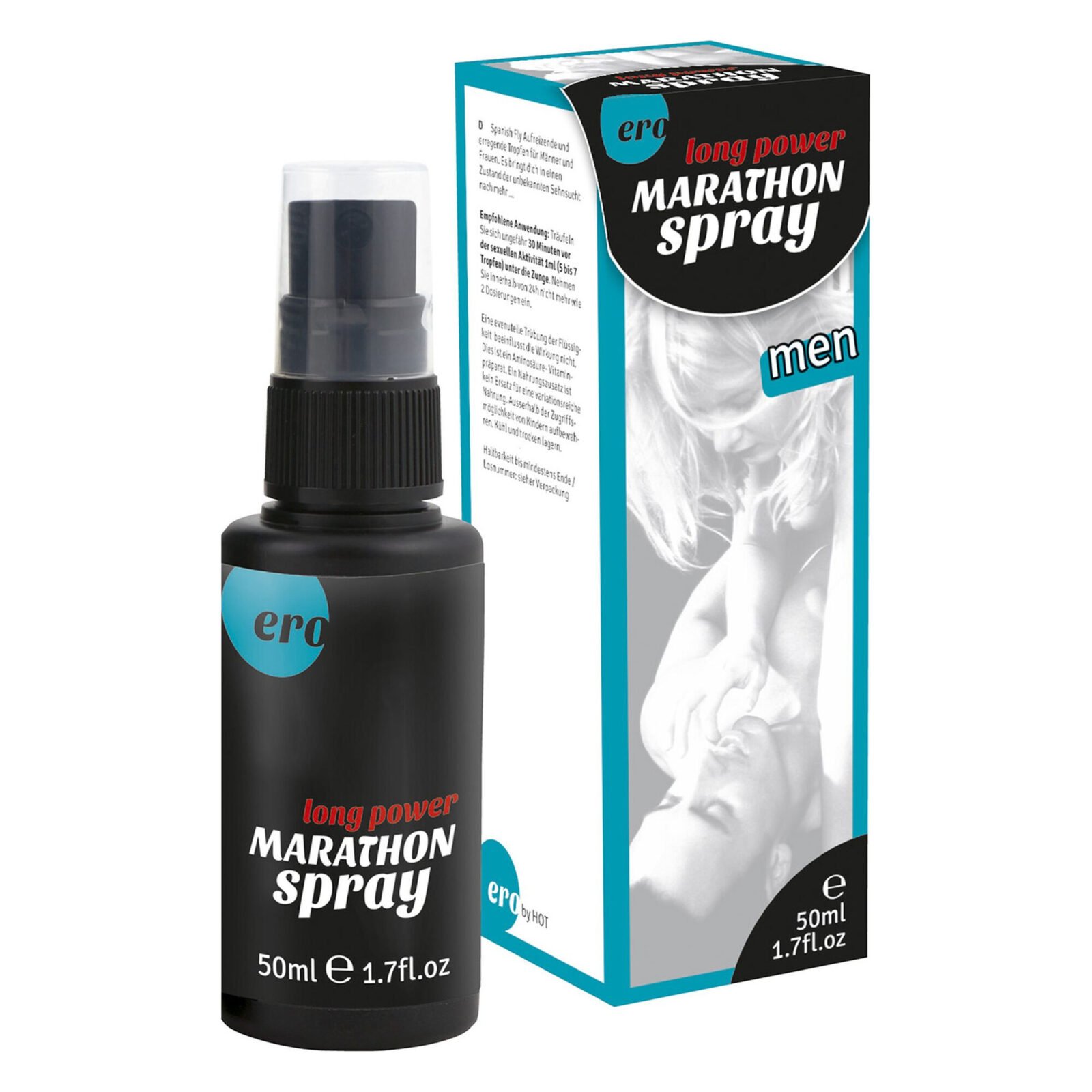 Подовжуючий спрей для чоловіків ERO Marathon Spray, 50 мл. Подовжуючий спрей для чоловіків ERO Marathon Spray, 50 мл.