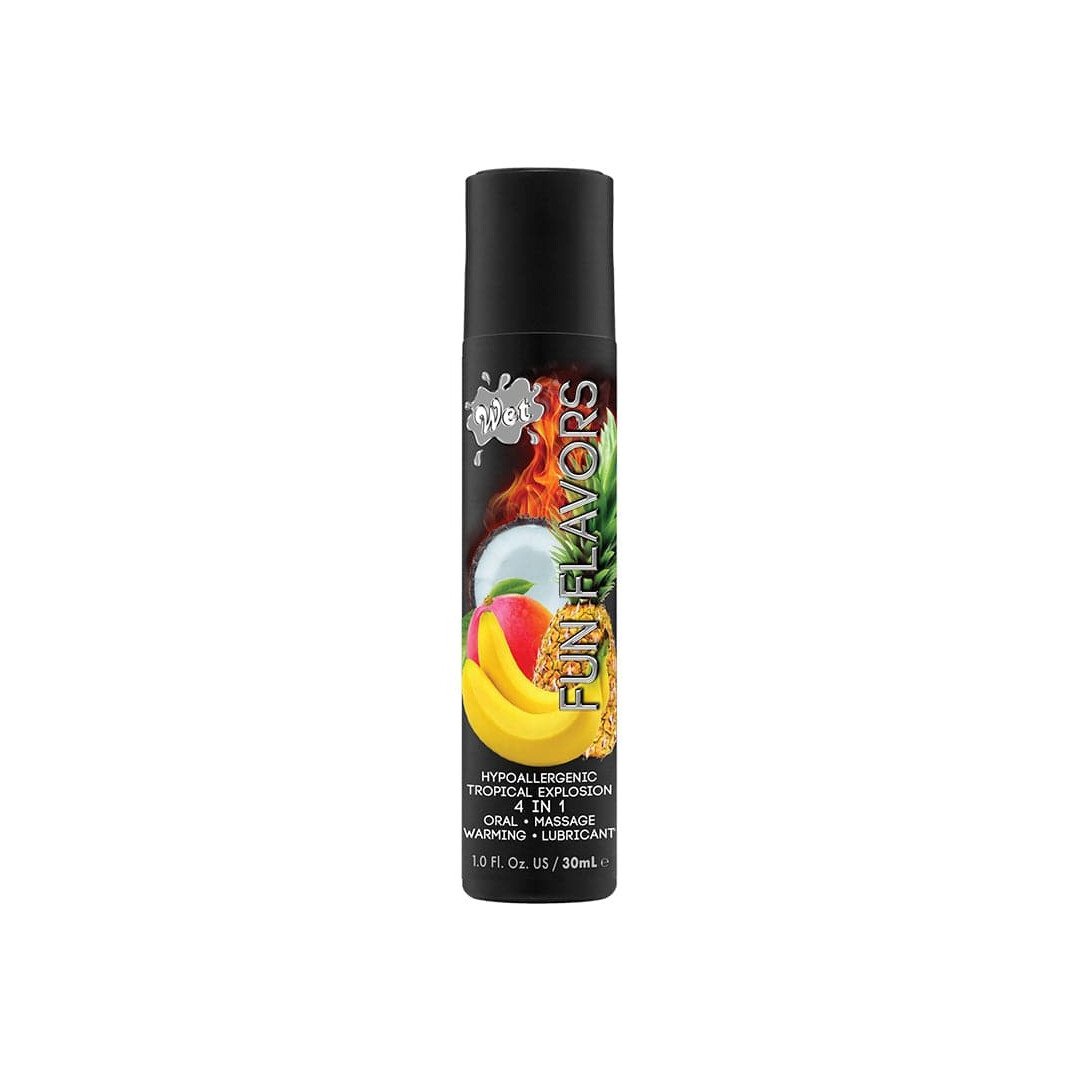 Розігрівач лубрикант Wet Fun Flavors Tropical Fruit Explosion (мультифрукт) 30 мл Розігрівач лубрикант Wet Fun Flavors Tropical Fruit Explosion (мультифрукт) 30 мл
