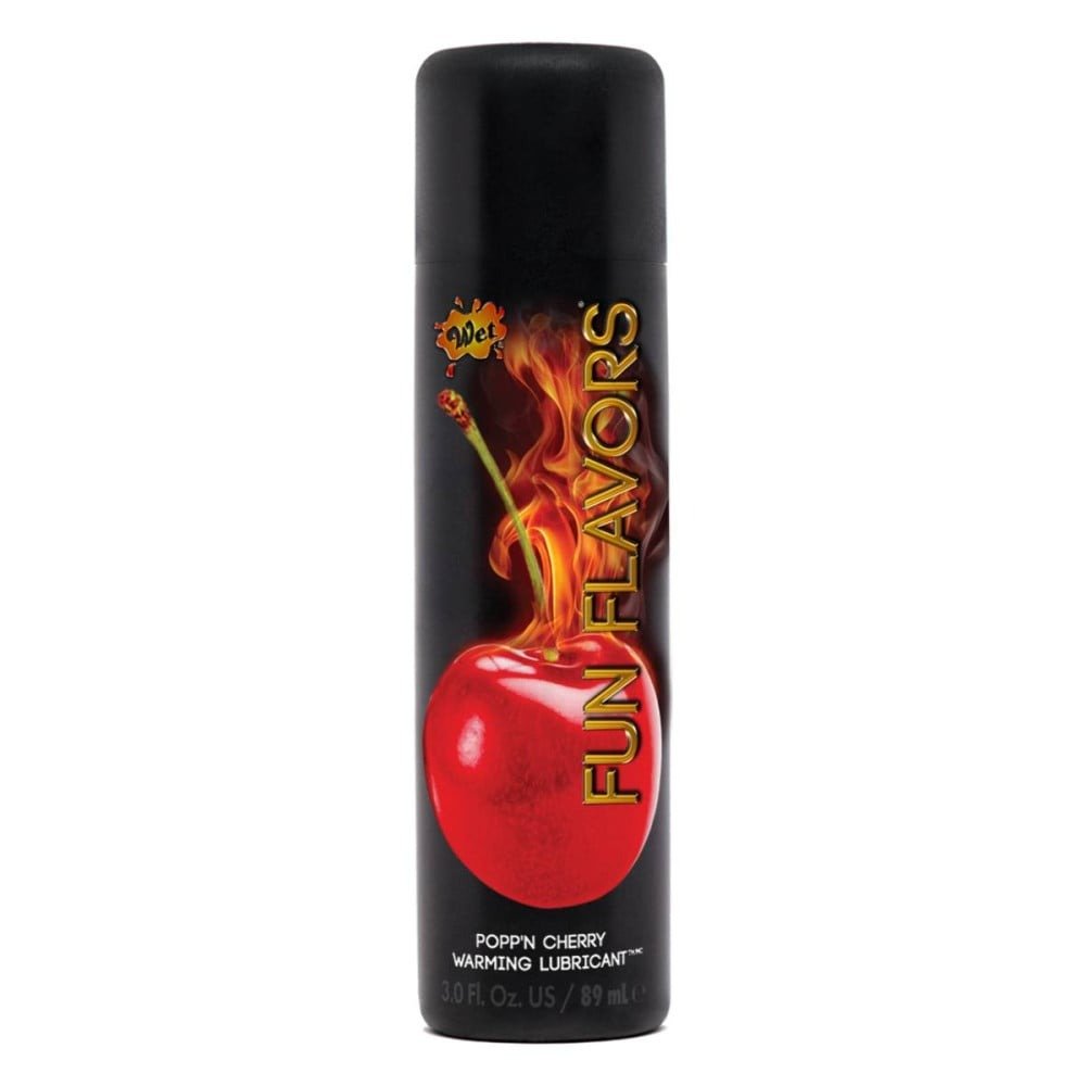 Розігріваючий їстівний лубрикант 4 в 1 Wet Fun Flavors Вишня 89 мл Розігріваючий їстівний лубрикант 4 в 1 Wet Fun Flavors Вишня 89 мл
