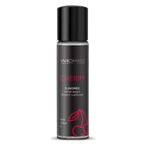Їстівний лубрикант на водній основі WICKED AQUA CHERRY зі смаком вишні, 30 мл