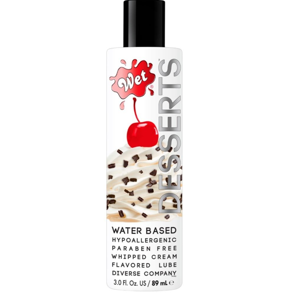 Їстівний Лубрикант WET Whipped Cream ( зі смаком вершків) 89 мл Їстівний Лубрикант WET Whipped Cream ( зі смаком вершків) 89 мл