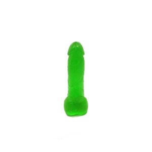 Мило у формі пеніса Чистий Кайф Green size S, крафтове мило-член, натуральне