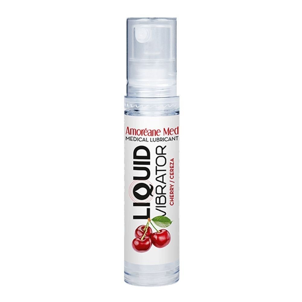 Лубрикант з ефектом вібрації Amoreane Med Liquid Vibrator Cherry (10 мл) Лубрикант з ефектом вібрації Amoreane Med Liquid Vibrator Cherry (10 мл)