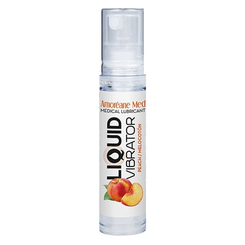 Лубрикант з ефектом вібрації Amoreane Med Liquid Vibrator Peach (10 мл) Лубрикант з ефектом вібрації Amoreane Med Liquid Vibrator Peach (10 мл)