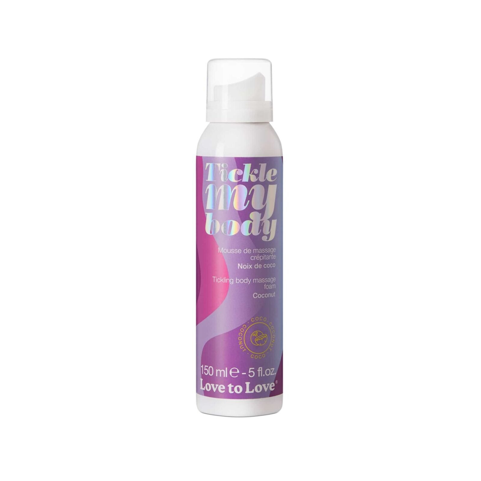 Масажна піна Love To Love TICKLE MY BODY COCONUT (150 мл) зволожувальна Масажна піна Love To Love TICKLE MY BODY COCONUT (150 мл) зволожувальна