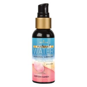 Змазка на водній основі Sensuva Natural Water-Based Cotton Candy (57 мл) без гліцерину та парабенів