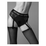 Мереживні труси для страпона з підв'язками для панчіх Strap-On-Me DIVA HARNESS - S