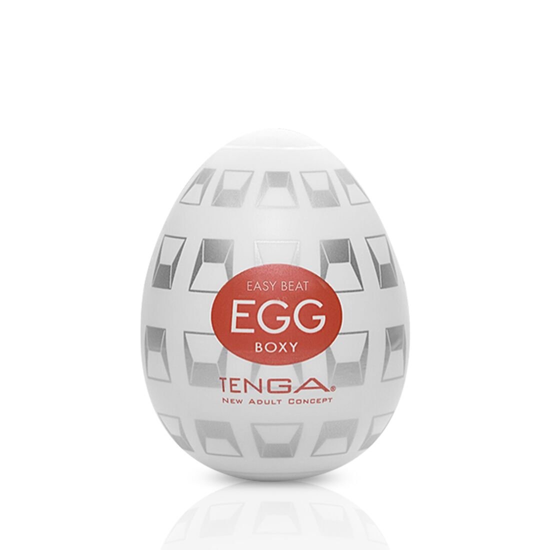Мастурбатор-яйце Tenga Egg Boxy з геометричним рельєфом Мастурбатор-яйце Tenga Egg Boxy з геометричним рельєфом