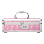 Кейс для зберігання секс-іграшок BMS Factory - The Toy Chest Lokable Vibrator Case Pink з кодовим за