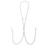 Прикраса для сосків Art of Sex - Nipple Clamps Arrow, колір фіолетовий