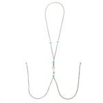 Прикраса для сосків Art of Sex - Nipple Clamps Arrow, колір м'ятний