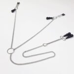 Затискач для сосків та клітора Art of Sex - Nipple and clit clamps Black Pearl