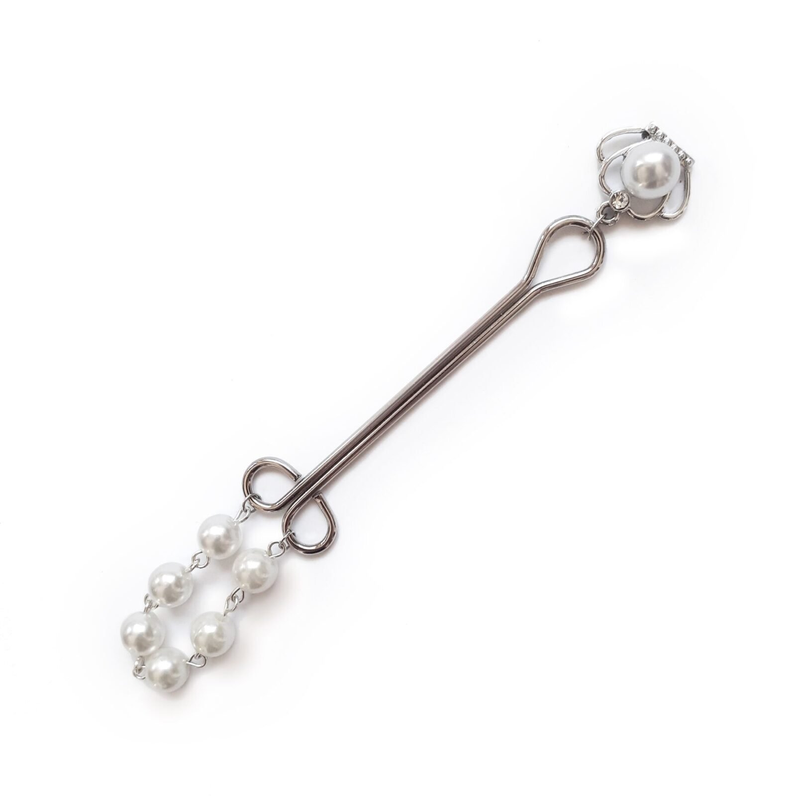 Затискач для клітора Art of Sex - Clit Clamp Royal Pearls Затискач для клітора Art of Sex - Clit Clamp Royal Pearls