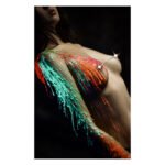Рожева воскова свічка Art of Sex size M 15 см низькотемпературна, люмінесцентна