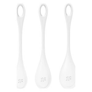 Набір йоні намистин Satisfyer Yoni Power 1 White, діаметр 2-2,5-3см, вага 22-46-74гр