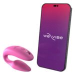 Смарт-вібратор для пар We-Vibe Sync 2 Rose, 10 віброрежимів, пульт ДК