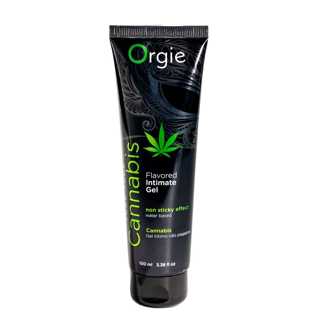 Лубрикант на водній основі Orgie Lube Tube Cannabis, 100 мл, їстівний, з олією насіння конопель Лубрикант на водній основі Orgie Lube Tube Cannabis, 100 мл, їстівний, з олією насіння конопель