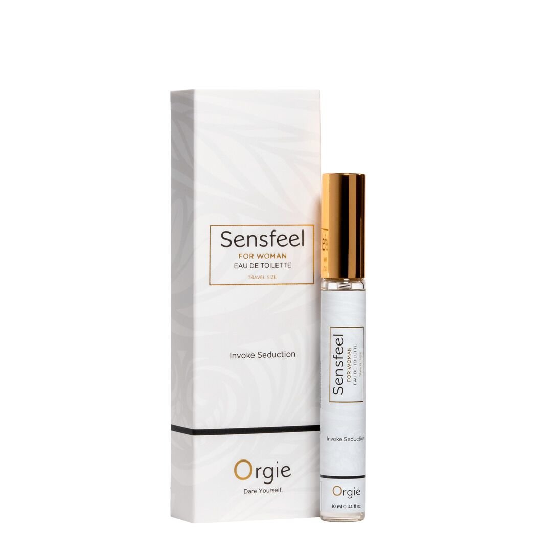 Жіночі парфуми з феромонами Orgie – Sensfeel for Woman Travel Size (10 мл), квітково-фруктовий аромат Жіночі парфуми з феромонами Orgie – Sensfeel for Woman Travel Size (10 мл), квітково-фруктовий аромат