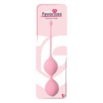 Вагінальні кульки DreamToys ALL TIME FAVORITES 90 гр. зі зміщеним центром тяжкості, рожеві