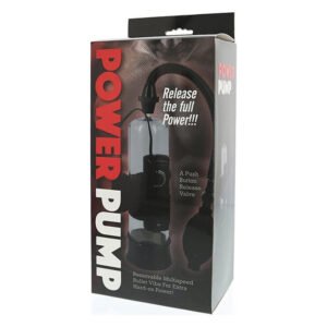 Вакуумна помпа для чоловіків Seven Creations Power Pump з вібрацією, чорна