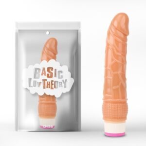 Вібратор реалістичний Chisa Basic Luv Theory на батарейках, бежевий