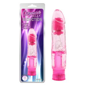 Вібратор реалістичний на батарейках Chisa Crystal Jelly Seduction, рожевий