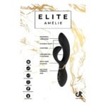 Вібромасажер кролик Dream Toys ELITE AMELIE чорний