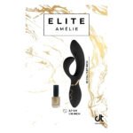 Вібромасажер кролик Dream Toys ELITE AMELIE чорний
