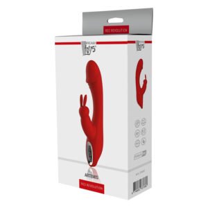 Вібромасажер кролик Dream Toys Red Revolution Artemis червоний