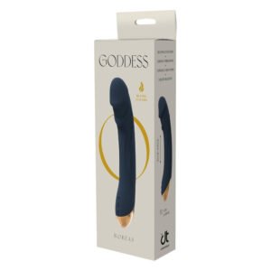 Вібромасажер з функцією нагріву Dream Toys Goddess Collection Boreas синій