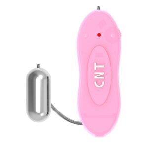 Віброкуля срібляста Chisa Hi-Basic Bullet CNT Mini з рожевим пультом управління