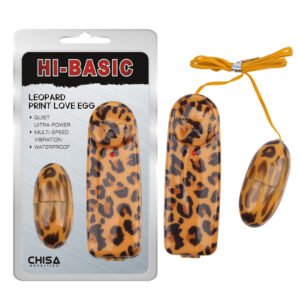 Вібропуля з пультом управління CHISA Hi-Basic Multispeed Vibrating, леопардова