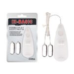 Віброяйця з пультом Cisa Hi-Basic Double Play Bullets, сріблясті