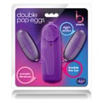 Віброяйце подвійне Blush B yours double pop eggs plum, фіолетовий