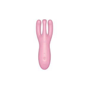 Кліторальний смарт-вібратор Satisfyer Threesome 4 Pink з трьома пальчиками