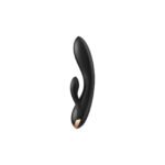 Смарт вібратор-кролик із подвійним відростком Satisfyer Double Flex Black