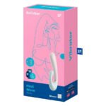 Смарт вібратор-кролик із підігрівом Satisfyer Heat Wave Mint