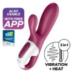 Смарт вібратор-кролик із підігрівом Satisfyer Hot Bunny