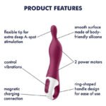 Вібратор для точки А Satisfyer A-Mazing 1 Berry