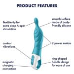 Вібратор для точки А Satisfyer A-Mazing 2 Turquoise