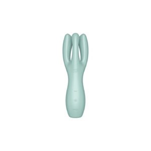 Кліторальний вібратор Satisfyer Threesome 3 Mint з трьома пальчиками