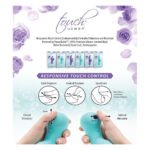 Вібратор-кролик з сенсорним управлінням і ротацією Touch by SWAN - Duo Purple, глибока вібрація